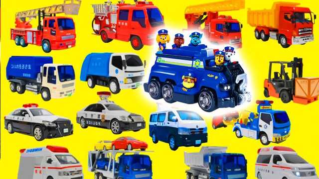 Story of Paw Patrol and truck rescue team
