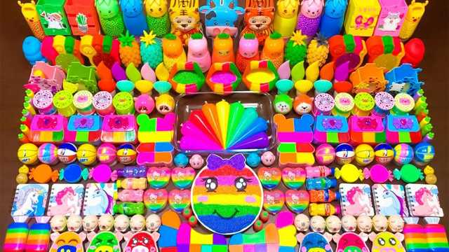 A lot of handmade toys