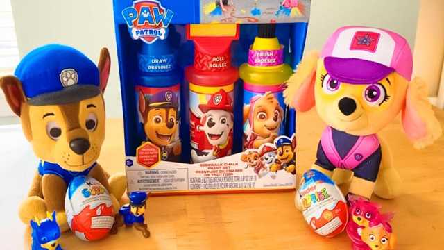 PAW Patrol's bath paint | Kids' enlightenment🌟